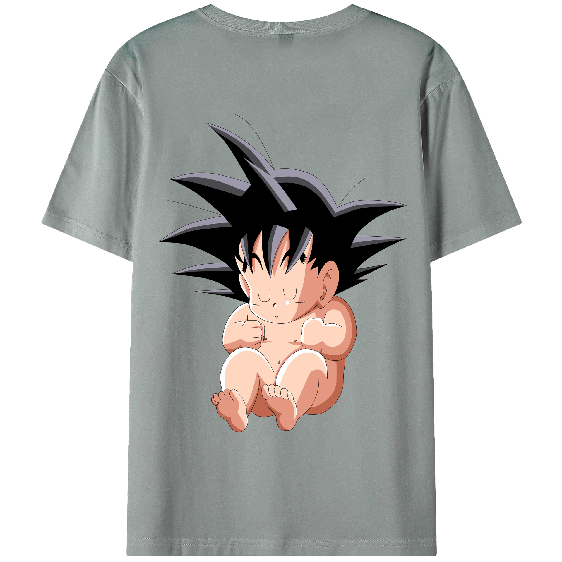 （画像用） ドラゴンボール 孫悟空（そん ごくう）Son Goku カカロット DRAGON BALL Kakarotto 綿100％ メンズ半袖Tシャツ（バックプリント） 通気性